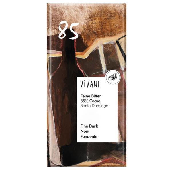 VIVANI CHOCOLATE NEGRO FINO 85% CACAO 100 G